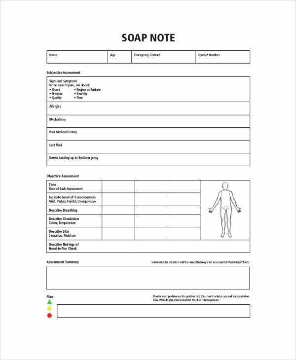 Soap Documentation Example Beautiful soap Note Example 8 Samples In Pdf Word