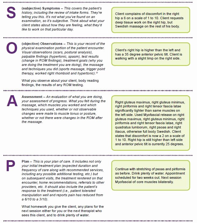 Soap Documentation Example Elegant Documenting with soap Notes 2 Ces Premier Continuing