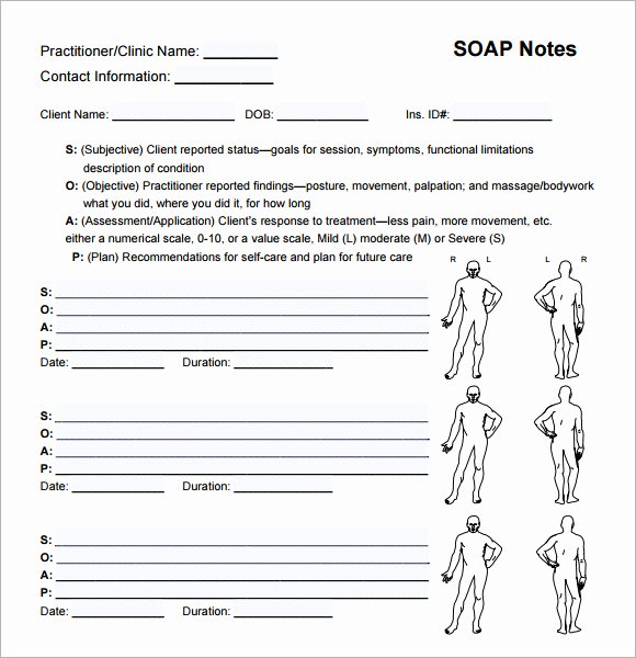 Soap Template Word Beautiful soap Note Template 10 Download Free Documents In Pdf Word