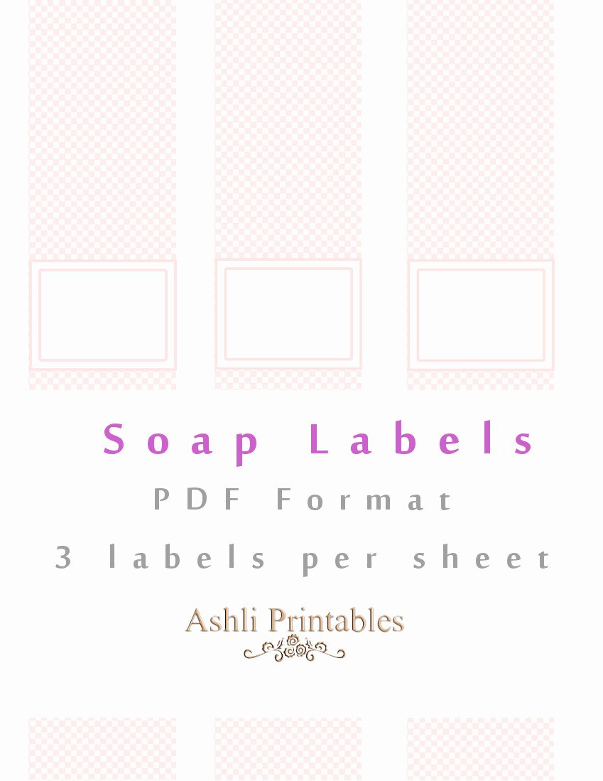 Soap Template Word Best Of Editable soap Labels
