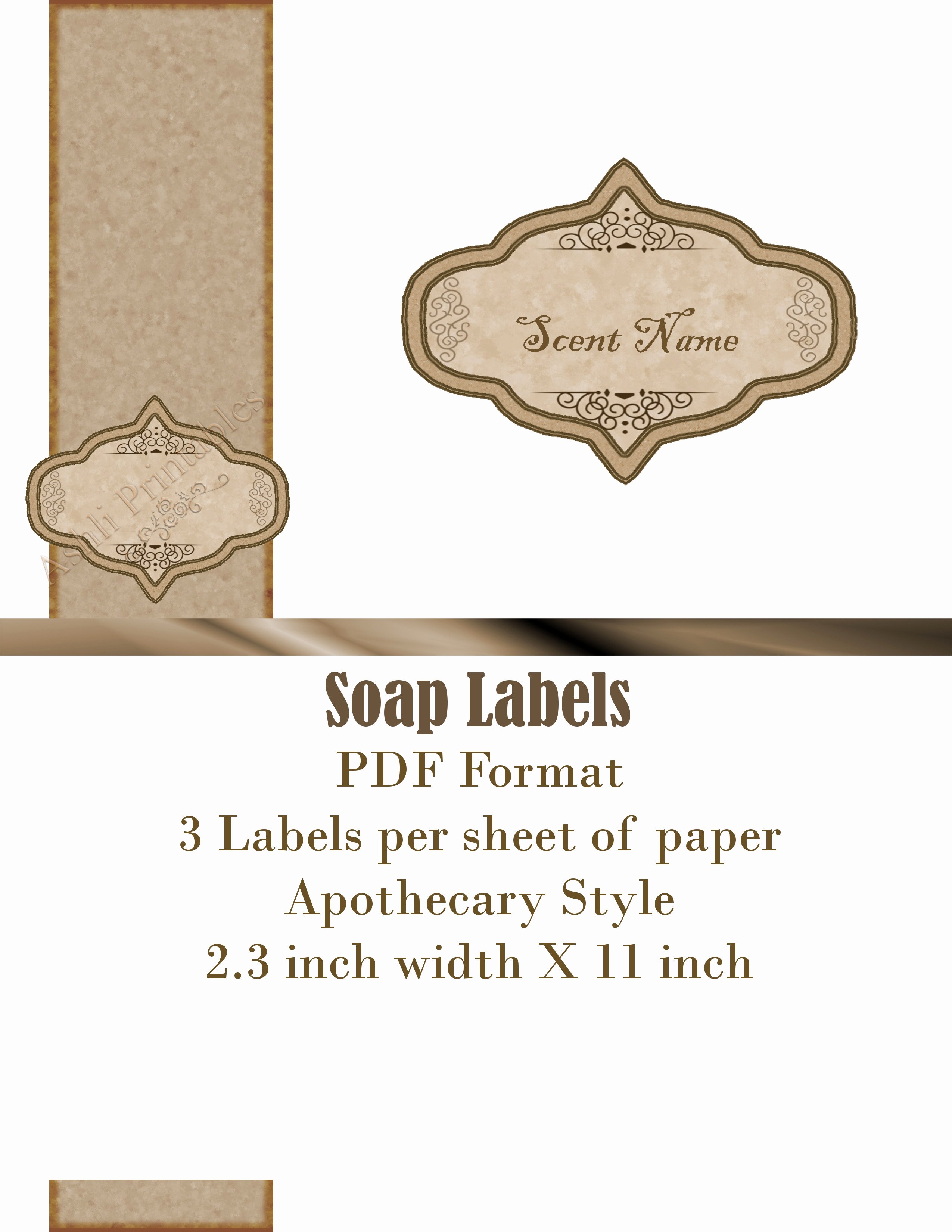 Soap Template Word Inspirational Printable Labels ashlisoapblog