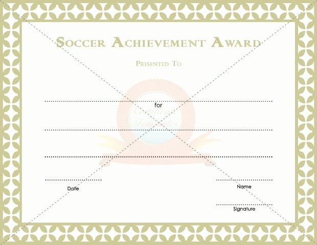 Soccer Awards Template Awesome 11 Best soccer Achievement Award Templates Images On