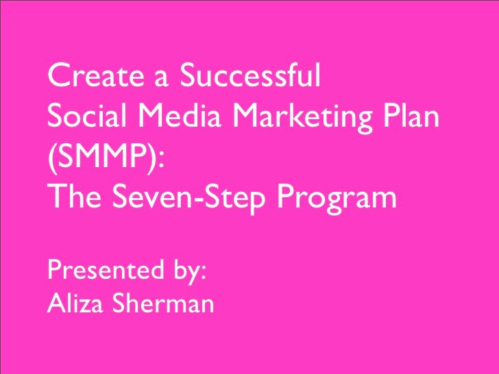 Social Media Marketing Proposal Pdf Fresh 7 Steps to A social Media Marketing Plan the Pdf