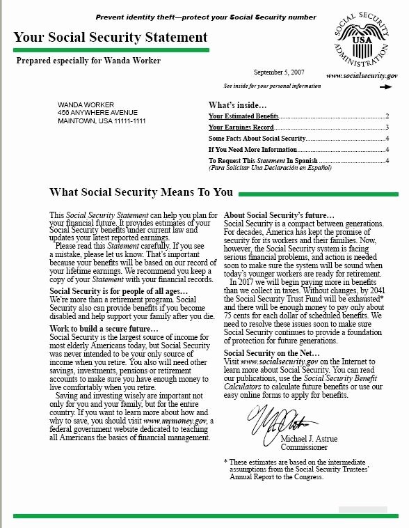 Social Security Award Letter Example New Award Letter for social Security