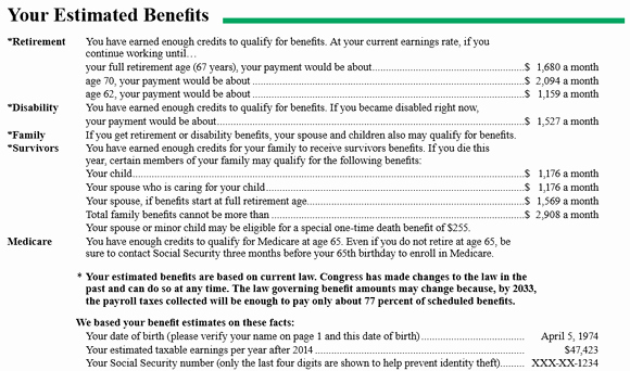 Social Security Award Letter Example Unique How Your social Security Benefits Statement Can Help You
