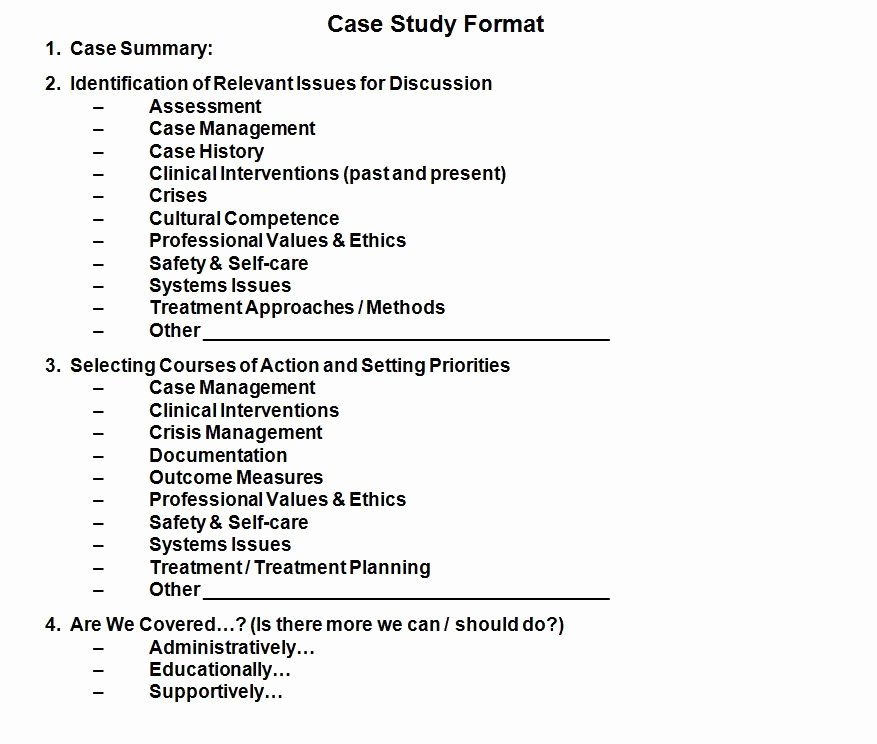 Social Work Case Notes Template Beautiful This Case Study format is A Panion Document to Tracking