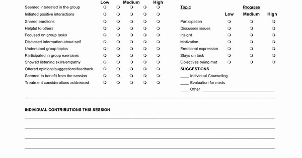 Social Work Case Notes Template New Free Case Note Templates Group therapy Case Notes