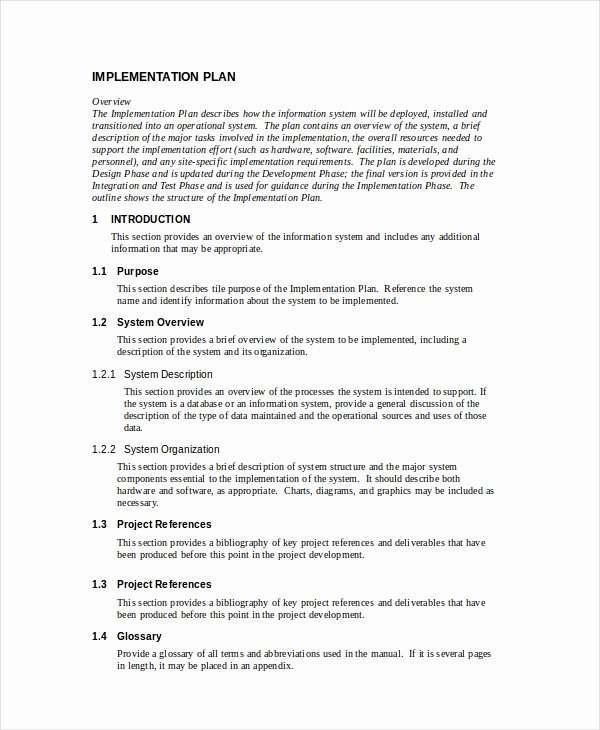 Software Deployment Plan Template Fresh 15 Project Plan Templates