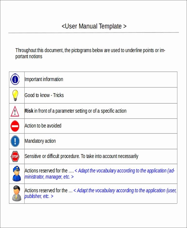 Software User Guide Template Inspirational 8 Instruction Manual Templates Free Sample Example