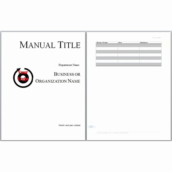 Software User Guide Template Unique 6 Free User Manual Templates Excel Pdf formats