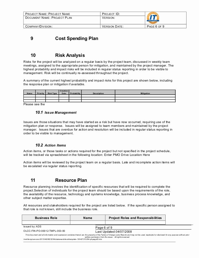 Sow Template Doc Lovely Statement Of Work Template