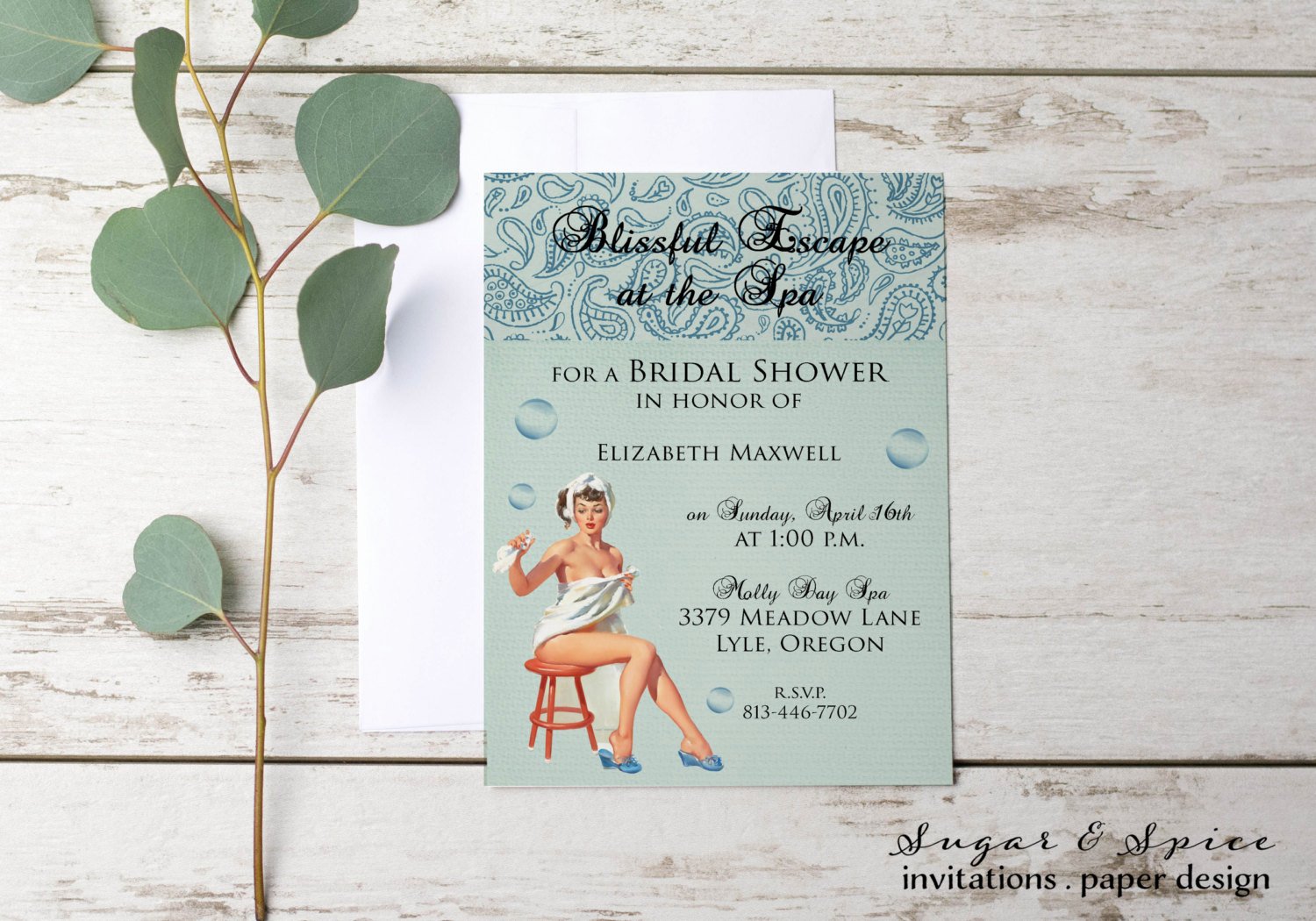 Spa Day Invitation Best Of Bridal Shower Invitation Spa Day Invitation Girls Day Out