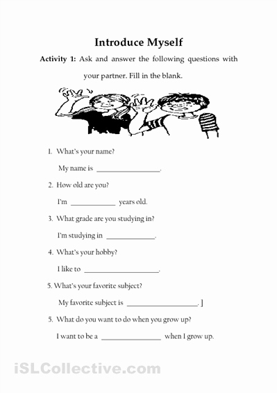 Spanish Essay About Yourself Beautiful 19 Best Of Introduce Yourself In Spanish Worksheets
