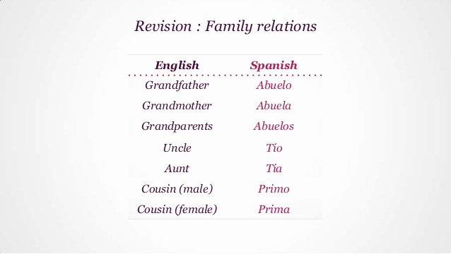 Spanish Essays About Family New Essay About Family In Spanish