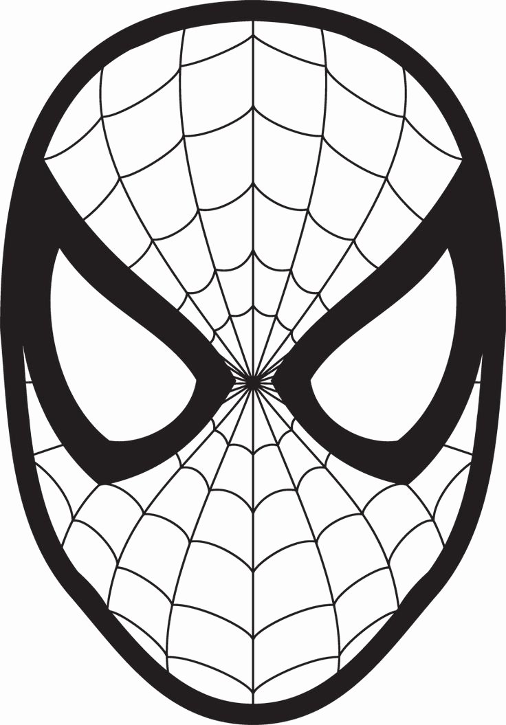 Spiderman Web Template Awesome Spiderman Face Logo Spiderman Mask Clipart Wall