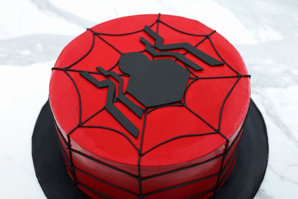 Spiderman Web Template Lovely Spiderman Cake Sweet Dough Cake Recipe