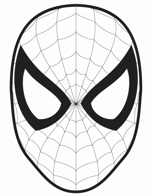 Spiderman Web Template Lovely Spiderman Logo Coloring Pages Halloween