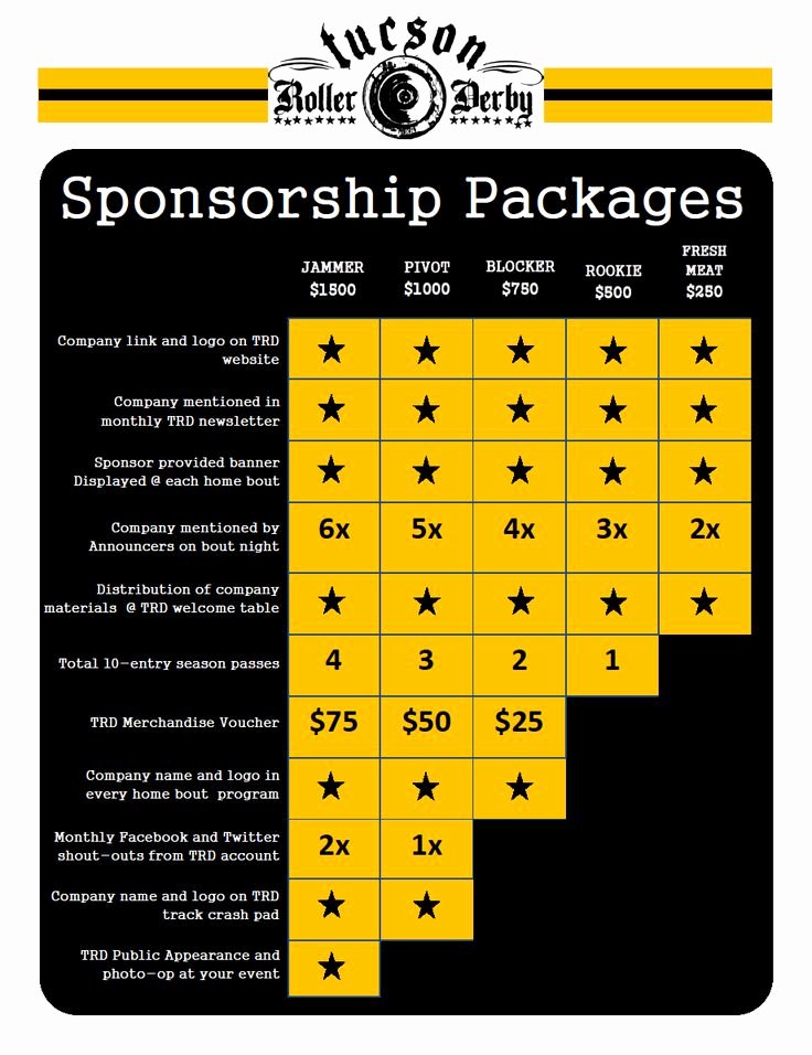 Sponsorship Package Template Free Best Of 39 Best Images About Csl Sponsorship On Pinterest