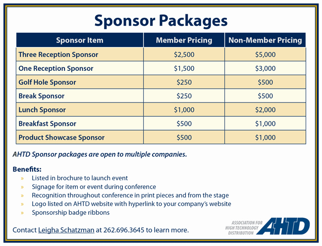 Sponsorship Packet Template Lovely Several Years Ago at An Innovation Conference where I Was