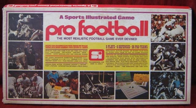 Sports Illustrated Template Elegant Sports Illustrated Paydirt Pro Football Game with 1971