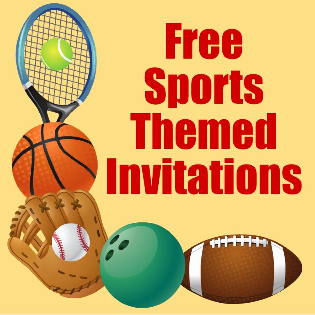 Sports Invitation Template Best Of Free Printable Sports Birthday Party Invitations Templates