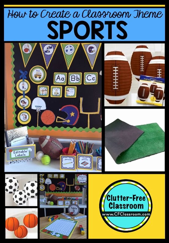 Sports theme Classroom Best Of 81 Best Sports Classroom theme Images On Pinterest