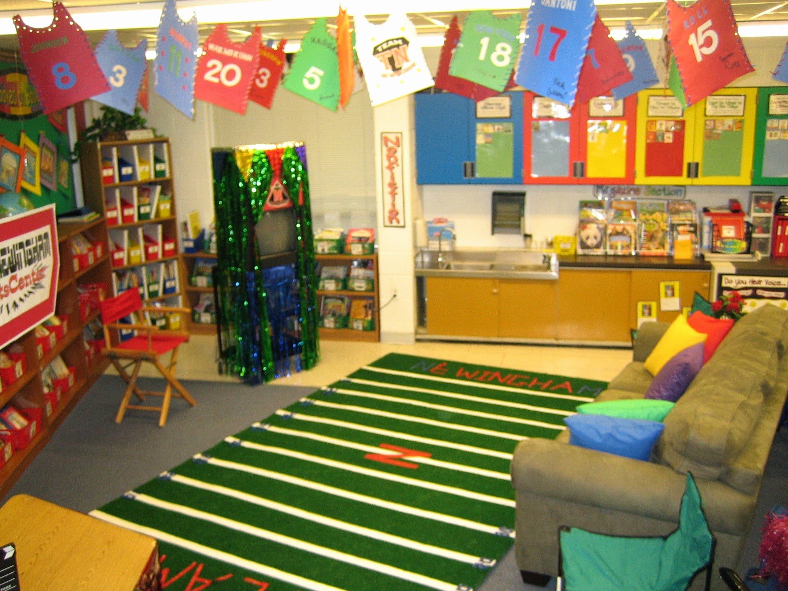 Sports theme Classroom Best Of Sports themed Classrooms Clutter Free Classroom