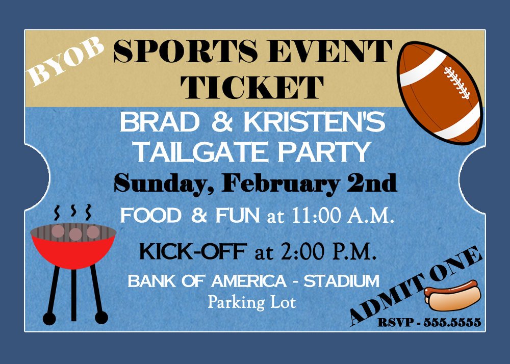 Sports Ticket Invitation Awesome Unavailable Listing On Etsy