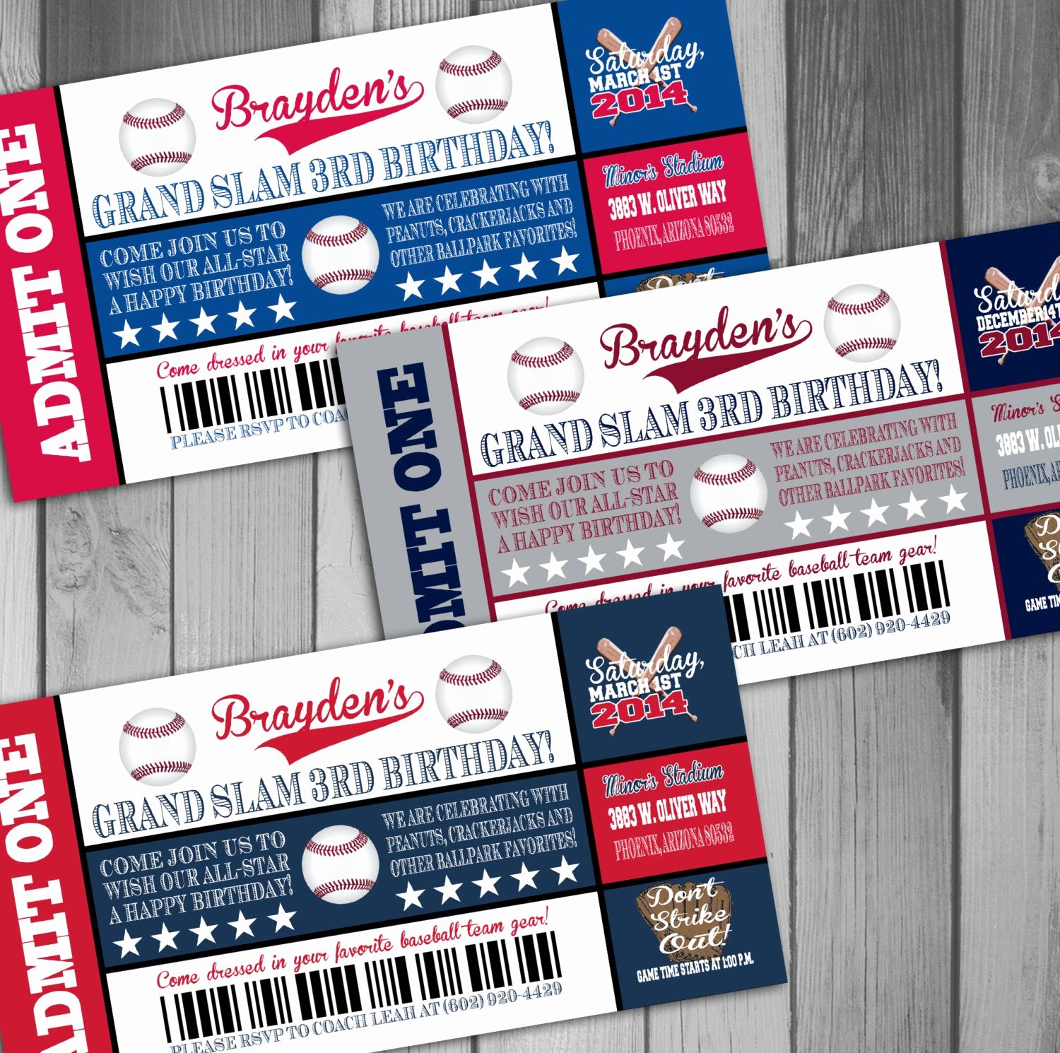 Sports Ticket Invitation Luxury Baseball Birthday Ticket Invitations Sports by Claceydesign