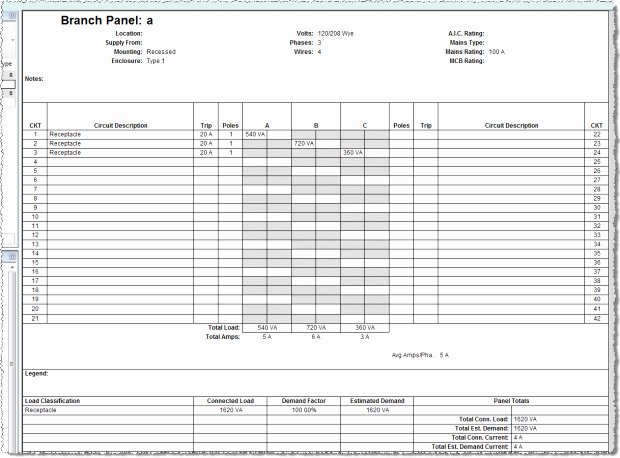 Square D Electrical Panel Schedule Template Unique Electric Panel Schedule Template