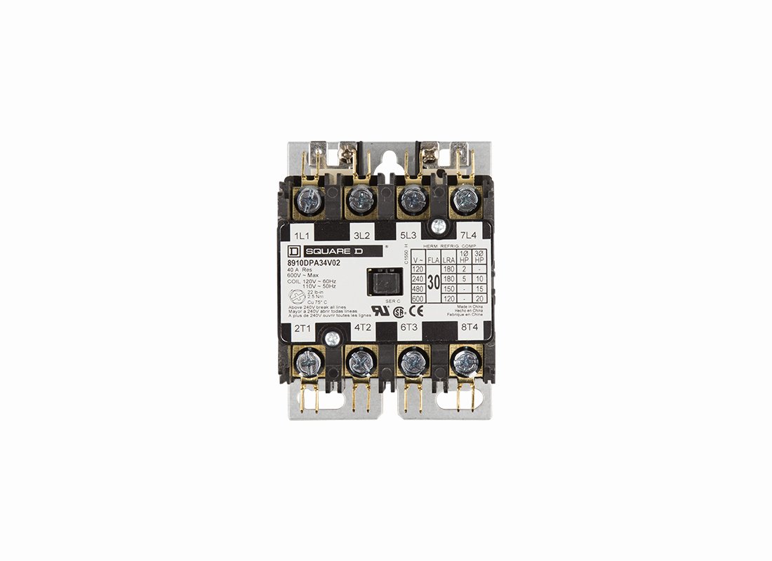 Square D Panel Schedule Awesome Contactor 4 Pole 30 Amp 120 V