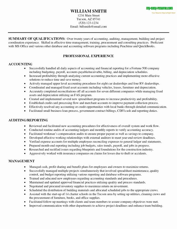 Staff Accounting Resume Samples New Pin Oleh Jobresume Di Resume Career Termplate Free