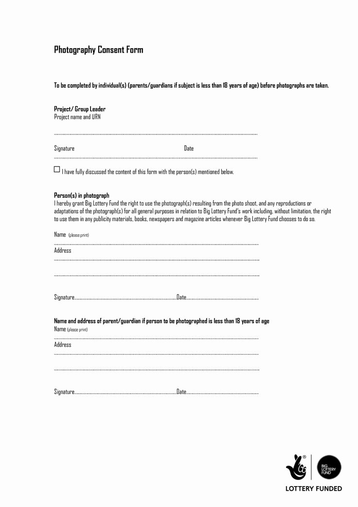 Standard Media Release form Template Inspirational Graphy Consent form Doc by Dfhrf555fcg