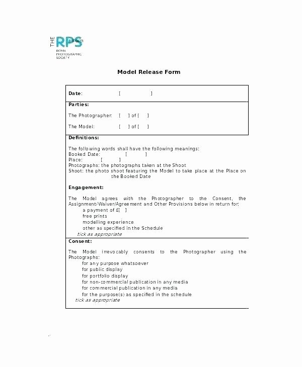 Standard Media Release form Template New Dental Release form