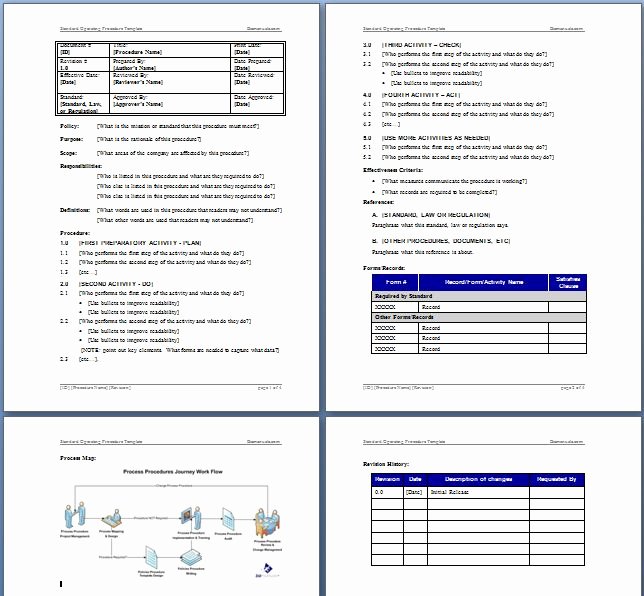 Standardized Work Instructions Templates Best Of Standard Work Instructions Support