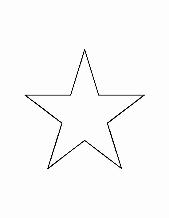 Star Stencil Printable Fresh 6 Inch Star Pattern Use the Printable Outline for Crafts