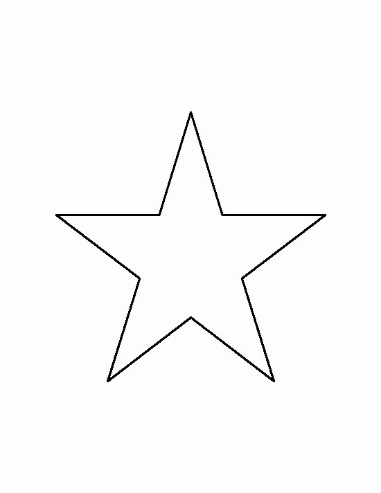 Star Stencil Printable Fresh 6 Inch Star Pattern Use the Printable Outline for Crafts