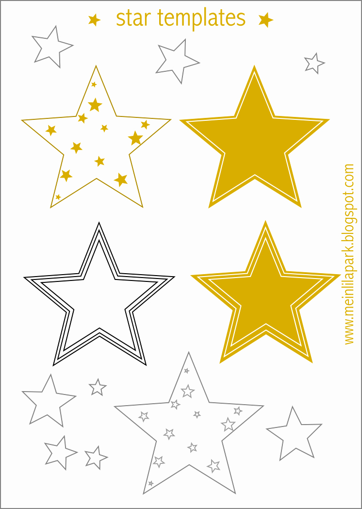 Star Stencil Printable Inspirational Free Printable Star Templates 16 Last Minute Diy