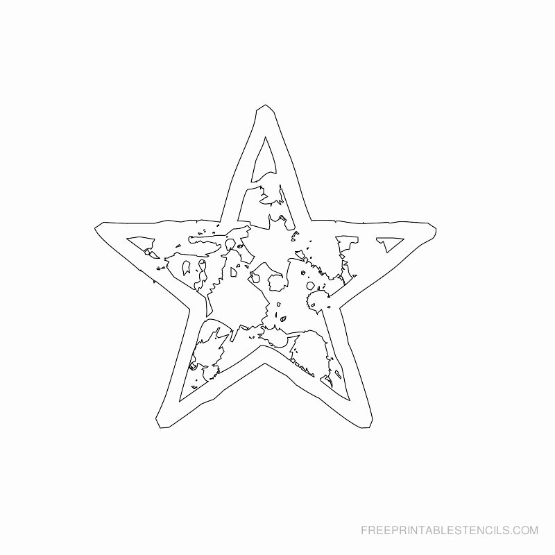 Stars Stencil Printable Awesome Star Stencil Printable Designs