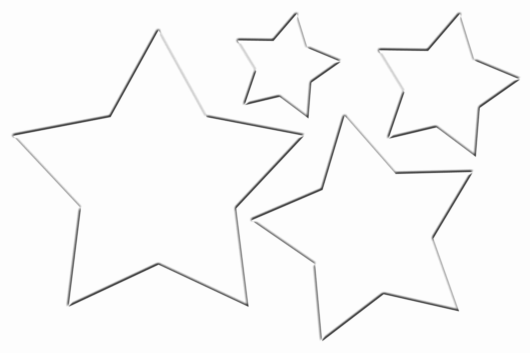 Stars Stencil Printable Lovely Christmas Star Template Clipart Best