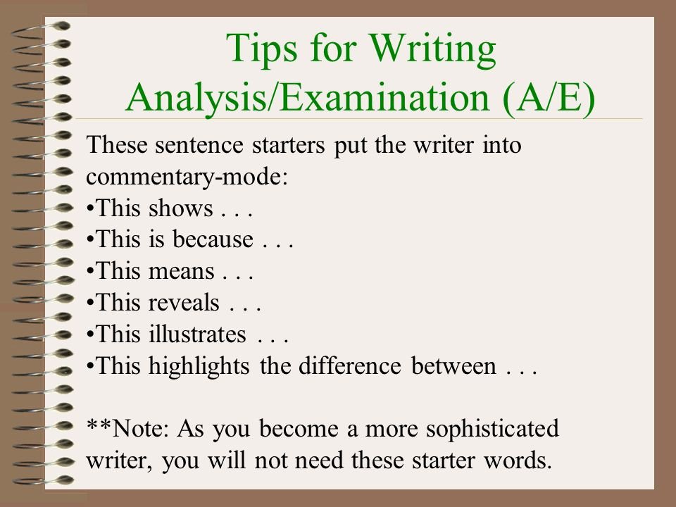 Starter Words for Essays Awesome Writing the Response to Literature Rtl Essay Ppt