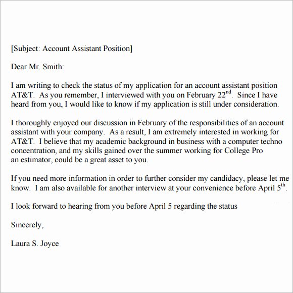 Status Update Email Template Best Of 10 Sample Follow Up Email after Interview Pdf Doc
