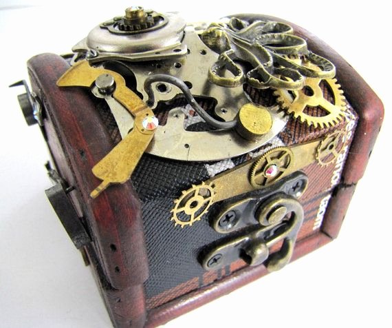 Steam Custom Info Box Art Unique Small Steam Punk Trunk