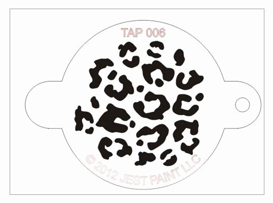 Stencil Templates for Painting Unique Tap Stencil Leopard Cheetah Spots