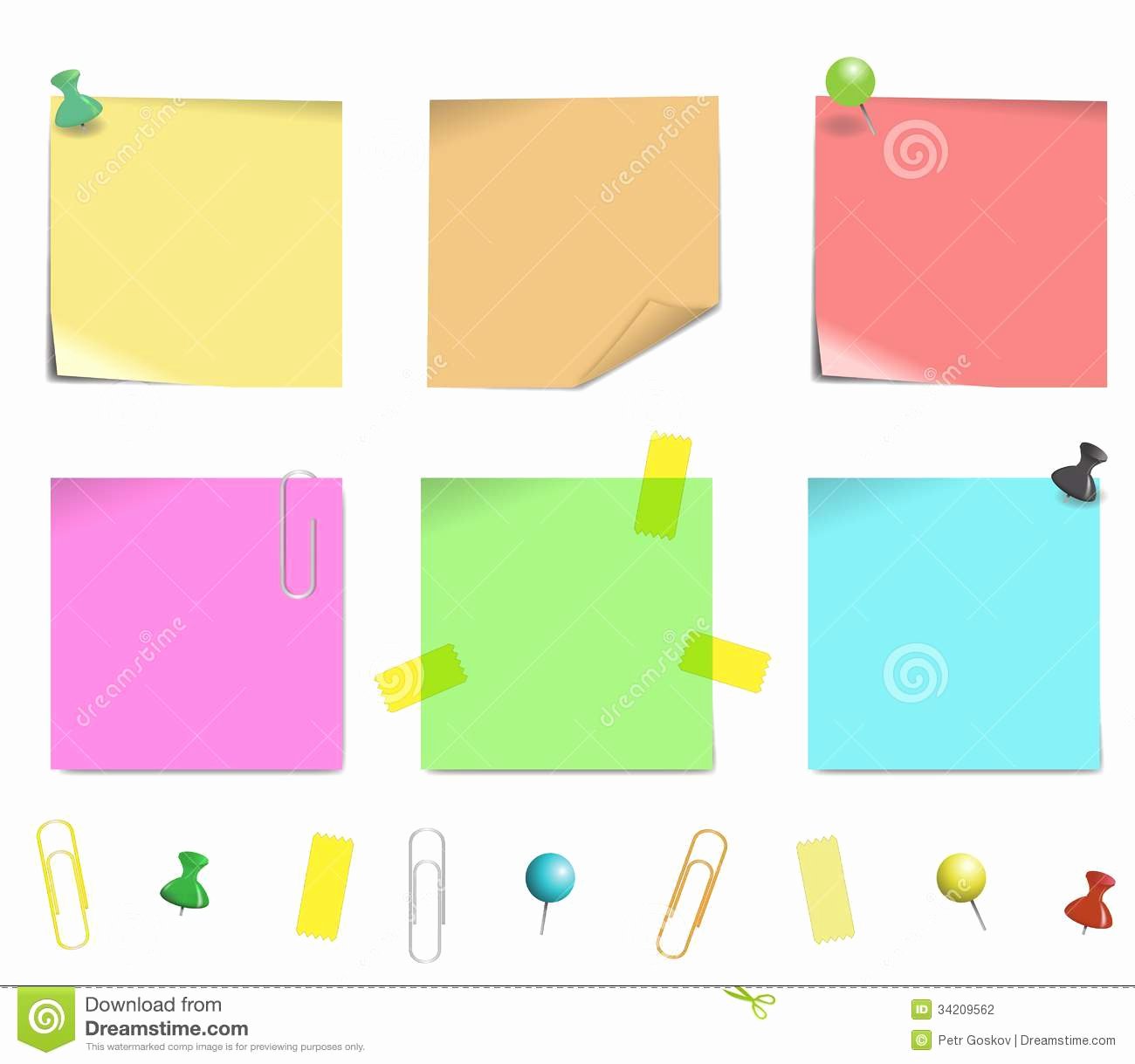 Sticky Notes Vector Best Of Sticky Note Paper Stock Vector Illustration Of isolated