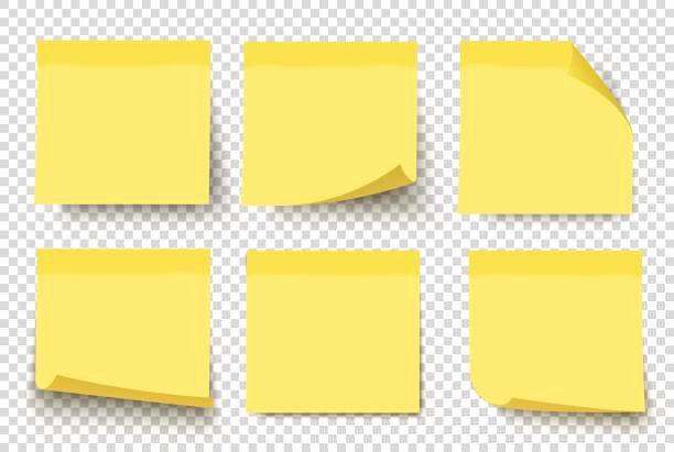 Sticky Notes Vector Elegant Royalty Free Post It Clip Art Vector