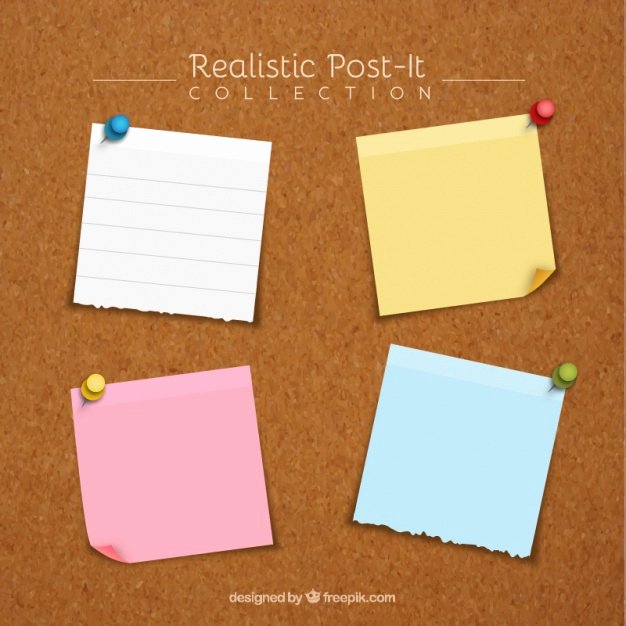 Sticky Notes Vector Lovely Post It Notes Vectors S and Psd Files