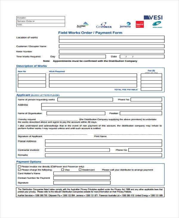 Stop Work order Template Beautiful 10 Work order Templates Pdf Apple Pages