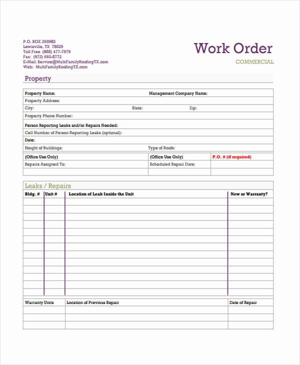Stop Work order Template Inspirational 10 Work order Templates Pdf Apple Pages