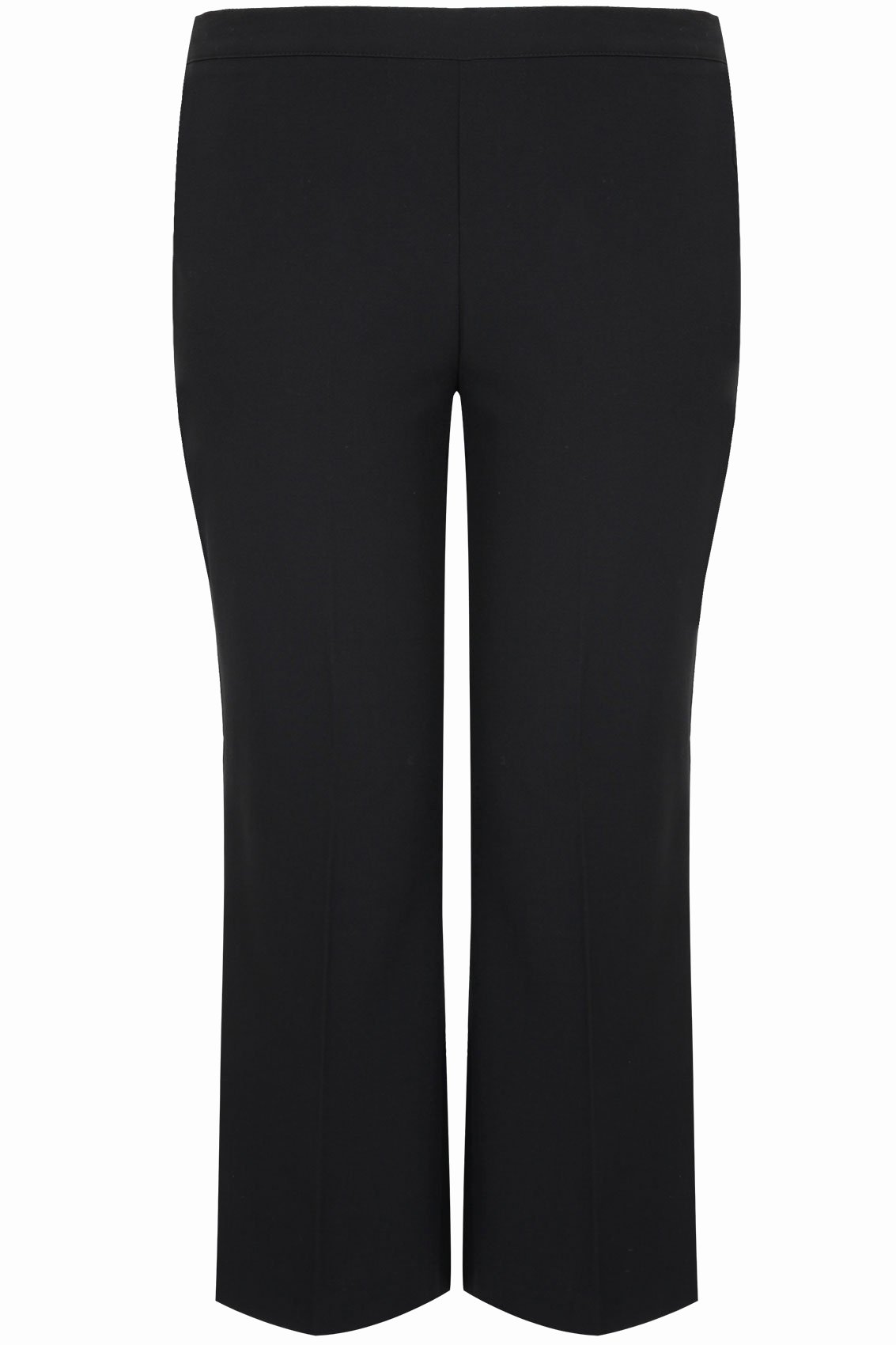 Store Hours Sign Template Luxury Black Classic Straight Leg Trousers with Elasticated